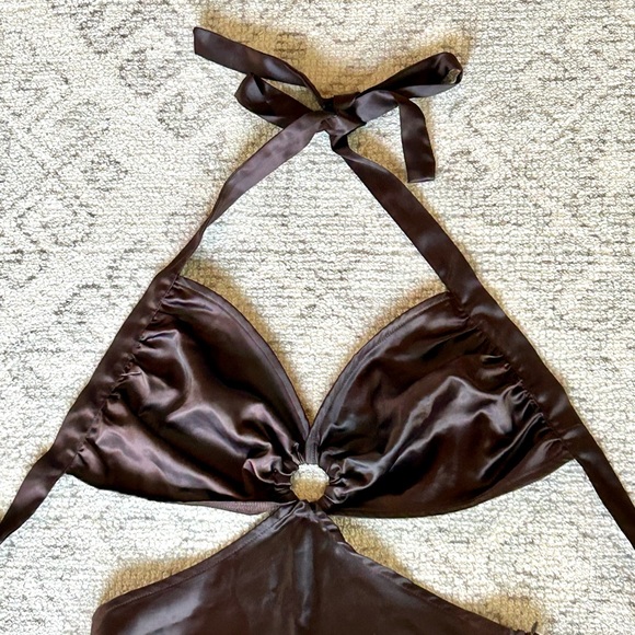 Peppermayo Marseille Brown Mini Dress - Picture 3 of 12